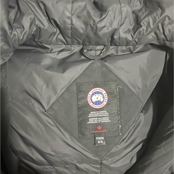 Canada Goose Black Jacket with Fur Trim - Picture 4 of 4